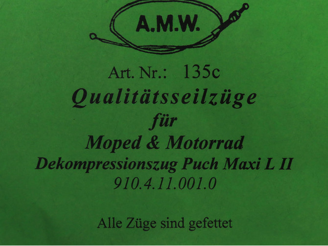Kabel Puch Maxi L2 decompressiekabel A.M.W. photo